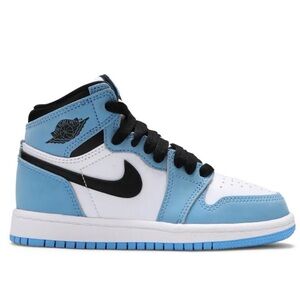 New! Nike AIR JORDAN 1 RETRO HIGH OG PS UNIVERSITY BLUE